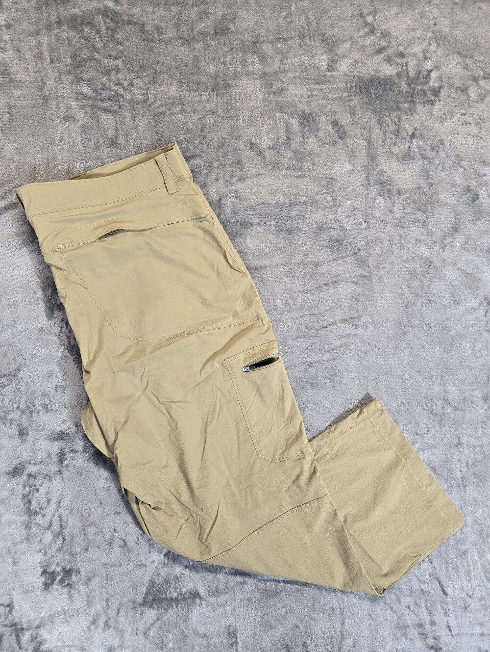 LL Bean Convertible Nylon Cargo Hiking Pants Size 40x29 Zip Off